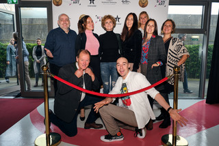 Klaus Billinger (Bakerhouse Gallery), Julia Hanzl, Elena Steiner, Marion Rauter, Sabine Skorka (Bankhaus Spängler, Leitung Region Steiermark), Carola Deutsch, Tamara Kolb sowie Christof Schell und Tom Lohner (Bakerhouse Gallery)