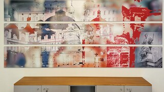 Fotocollage des Bazargebäudes von Bruno Kuhlmann