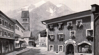 Historische Fotografie von Zell am See