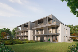 Außenansicht hochwertiges Neubauprojekt mit 10 Wohneinheiten in Aigen